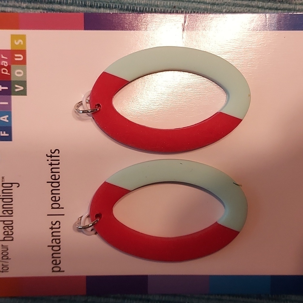 FIMO bead Landing Pendants new